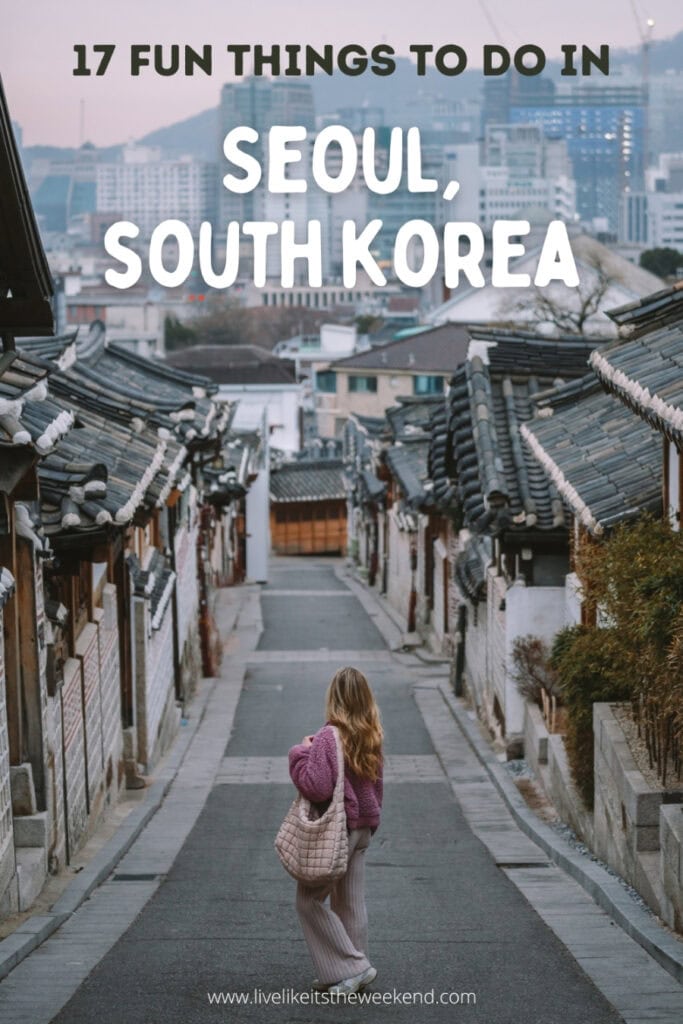 Things to do in Seoul Pin it section.