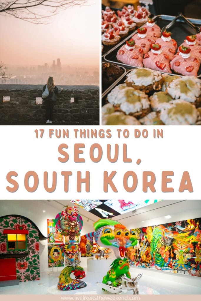 Fun Things to do in Seoul Pin it section.