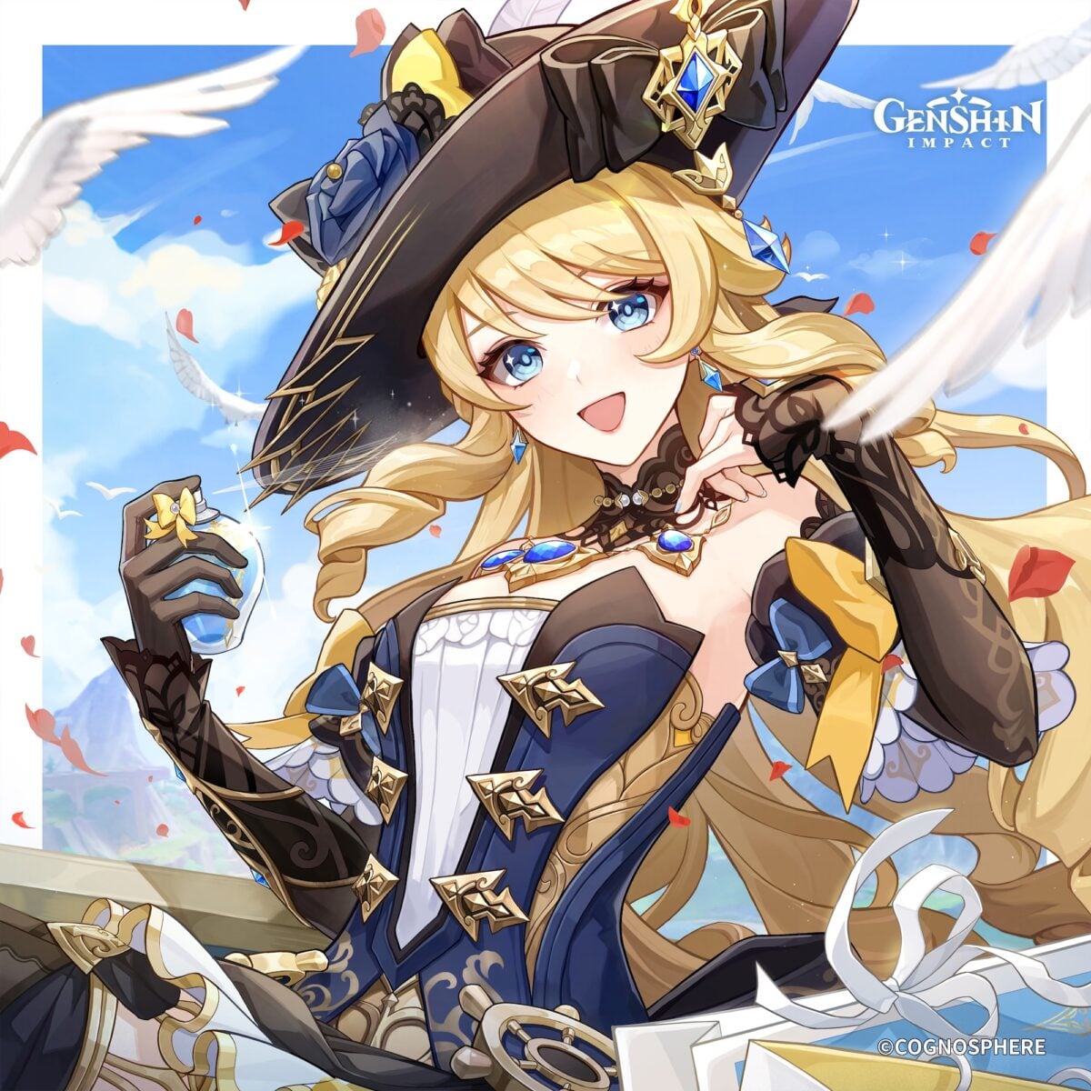 Navia Genshin Impact Official Art