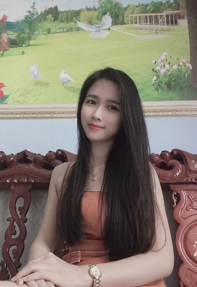 Ngắm ảnh gái xinh có tâm hồn to và tròn với mái tóc dài