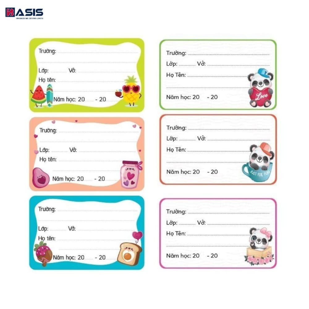 phần mềm làm nhãn vở 3