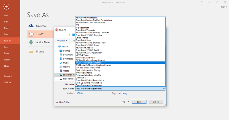 buoc 5 cach lam poster bang powerpoint 2