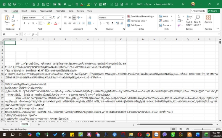 4.9 Lỗi font chữ loằng ngoằng, Kích hoạt Add-in LockXLS Runtime