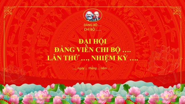 maket hội nghị đại hội