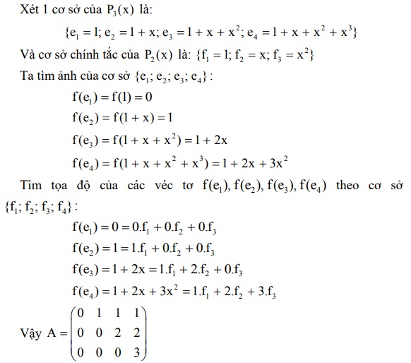 Ví dụ ánh xạ tuyến tính 12