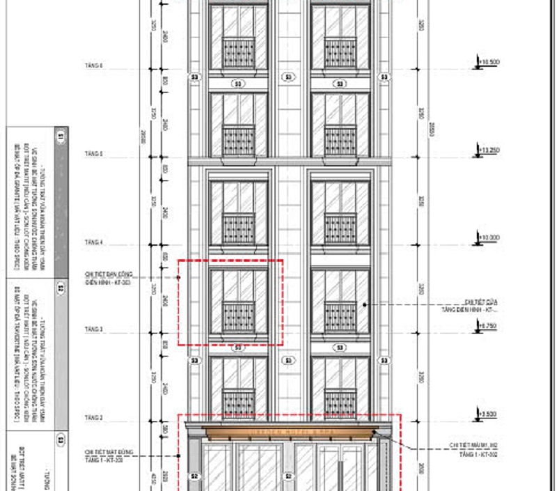 Mặt đứng chính