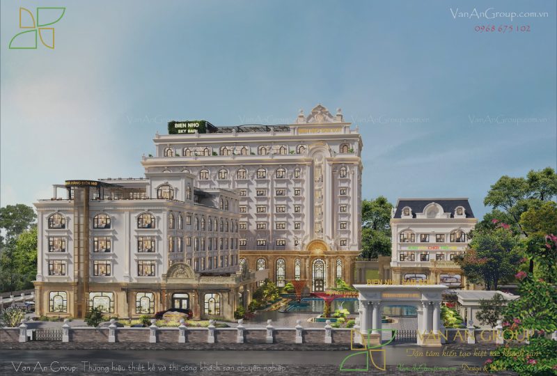 Mặt đứng khách sạn Biển Nhớ