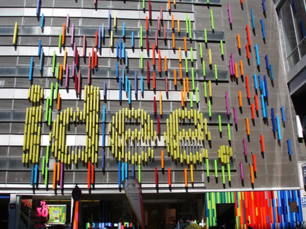 Mặt đứng hình vòng xoáy độc đáo