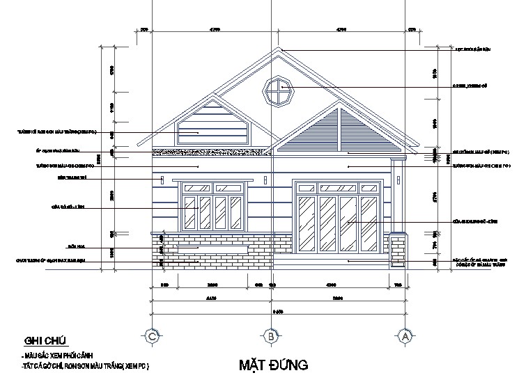 Mặt đứng là gì? Khái niệm, vai trò và các yếu tố cấu thành