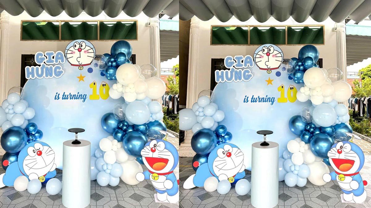 Background sinh nhật cho bé trai