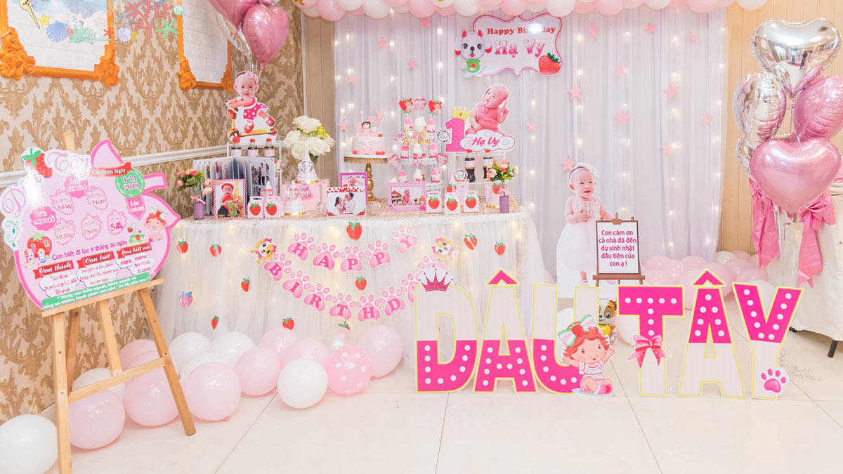 Background sinh nhật cho bé gái đẹp lung linh