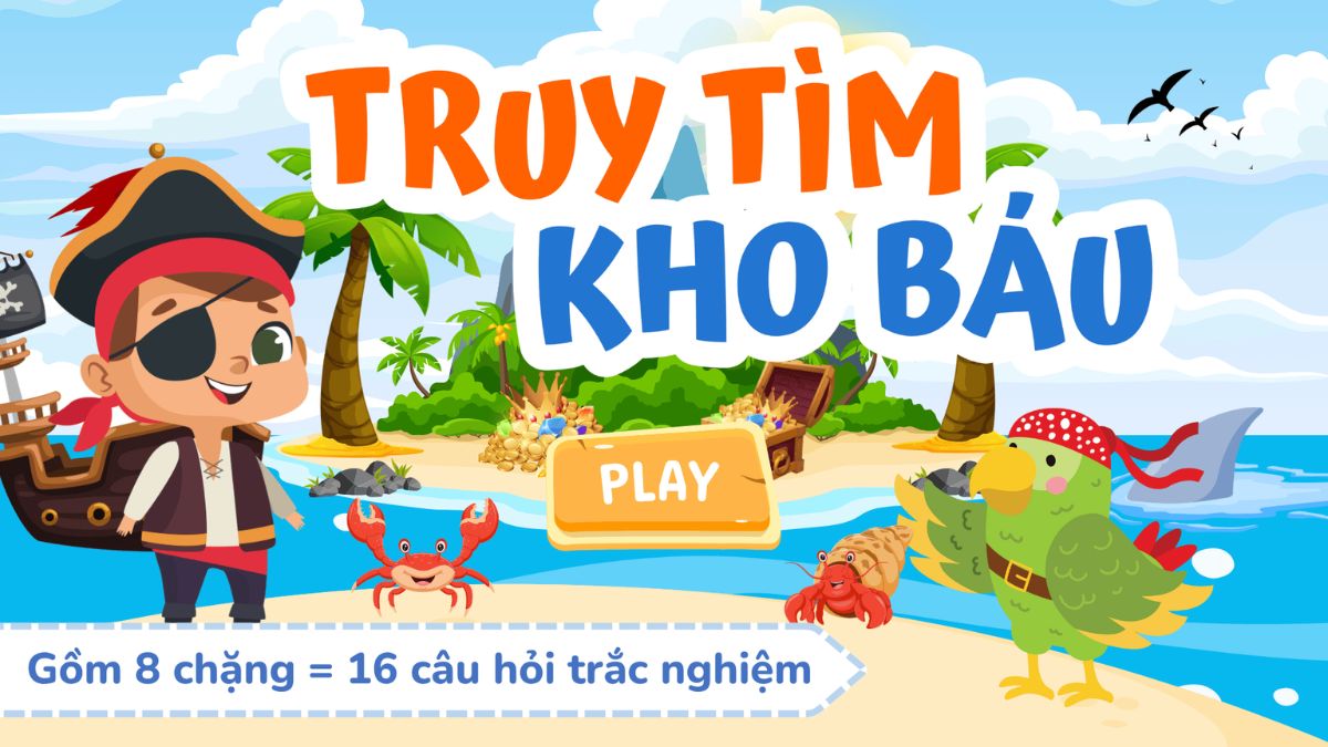 Game PowerPoint Bí mật kho báu