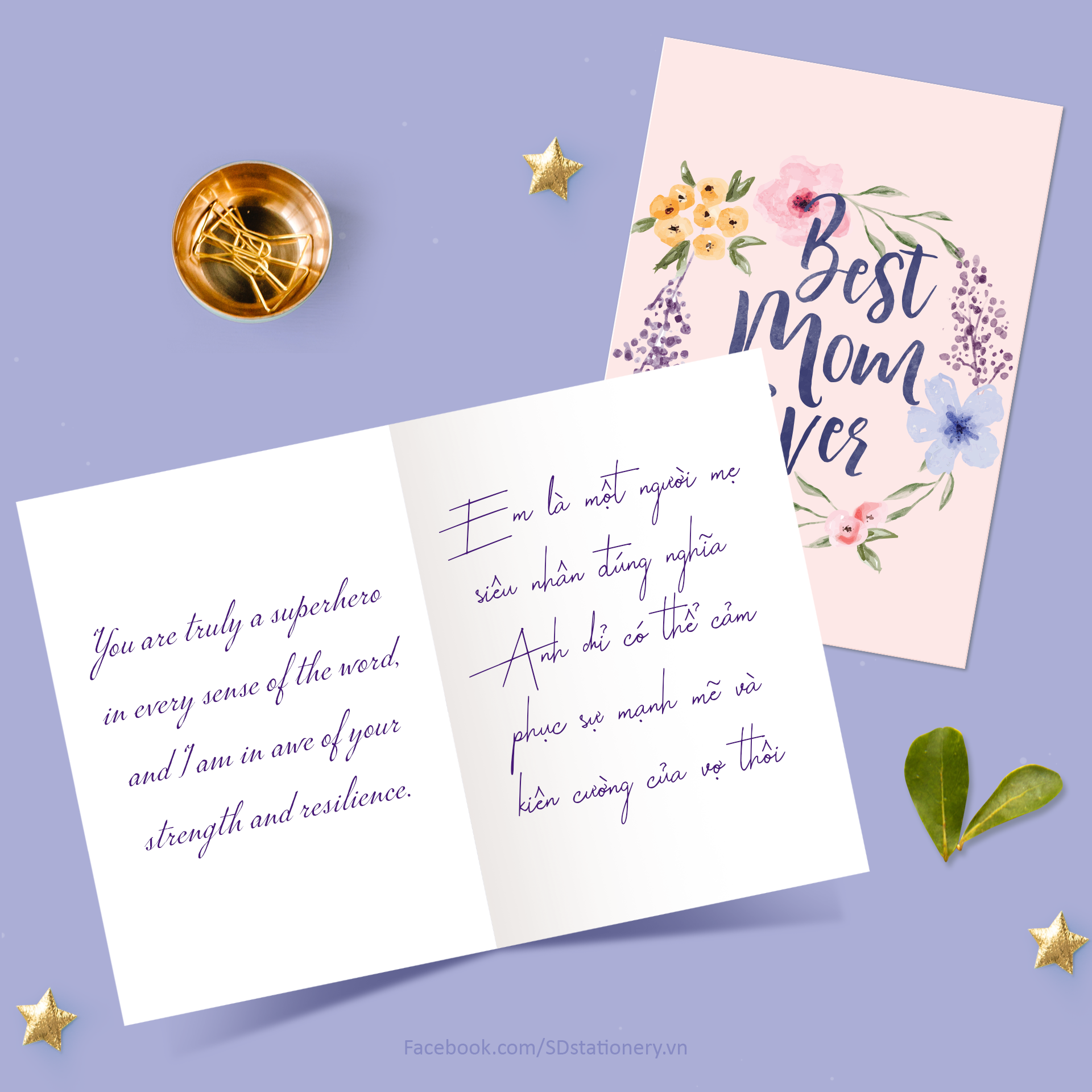 thiệp tặng ngày của mẹ SDstationery