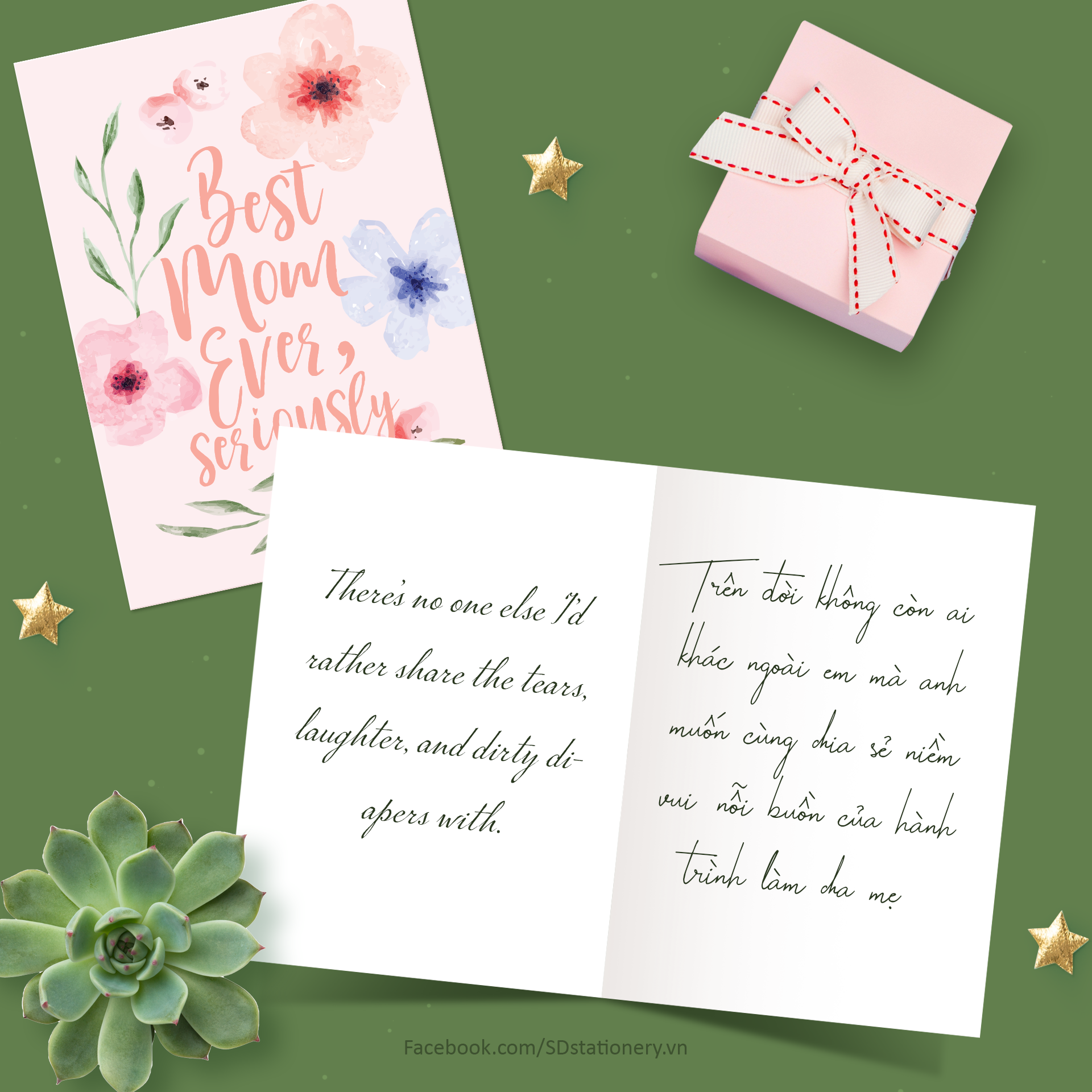 thiệp tặng ngày của mẹ SDstationery