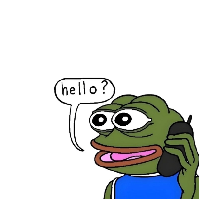 Meme chibi chú ếch xin chào hài hước