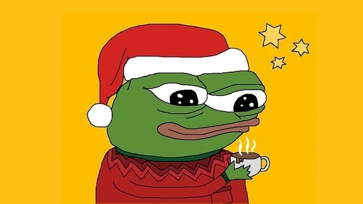 Meme ếch xanh Noel siêu nổi tiếng