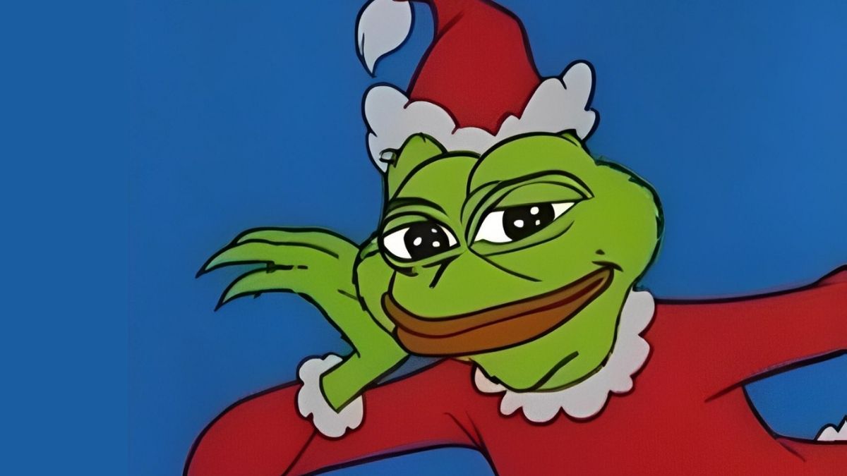 Meme ếch xanh bá đạo mùa Noel