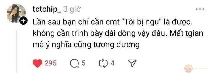 Meme tôi bị ngu