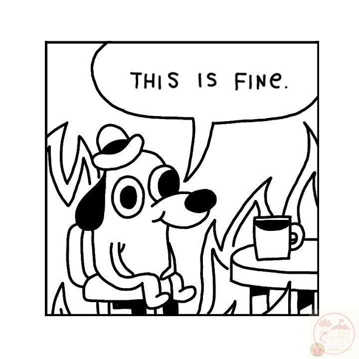 Ảnh meme this is fine