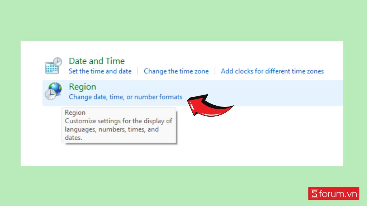 Chỉnh định dạng dd/mm/yyyy bằng Control Panel bước 3