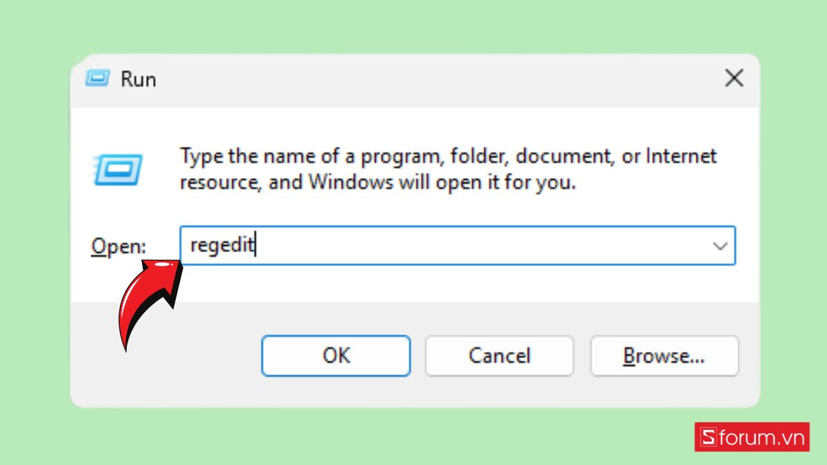 Chỉnh định dạng dd/mm/yyyy bằng Registry Editor bước 1