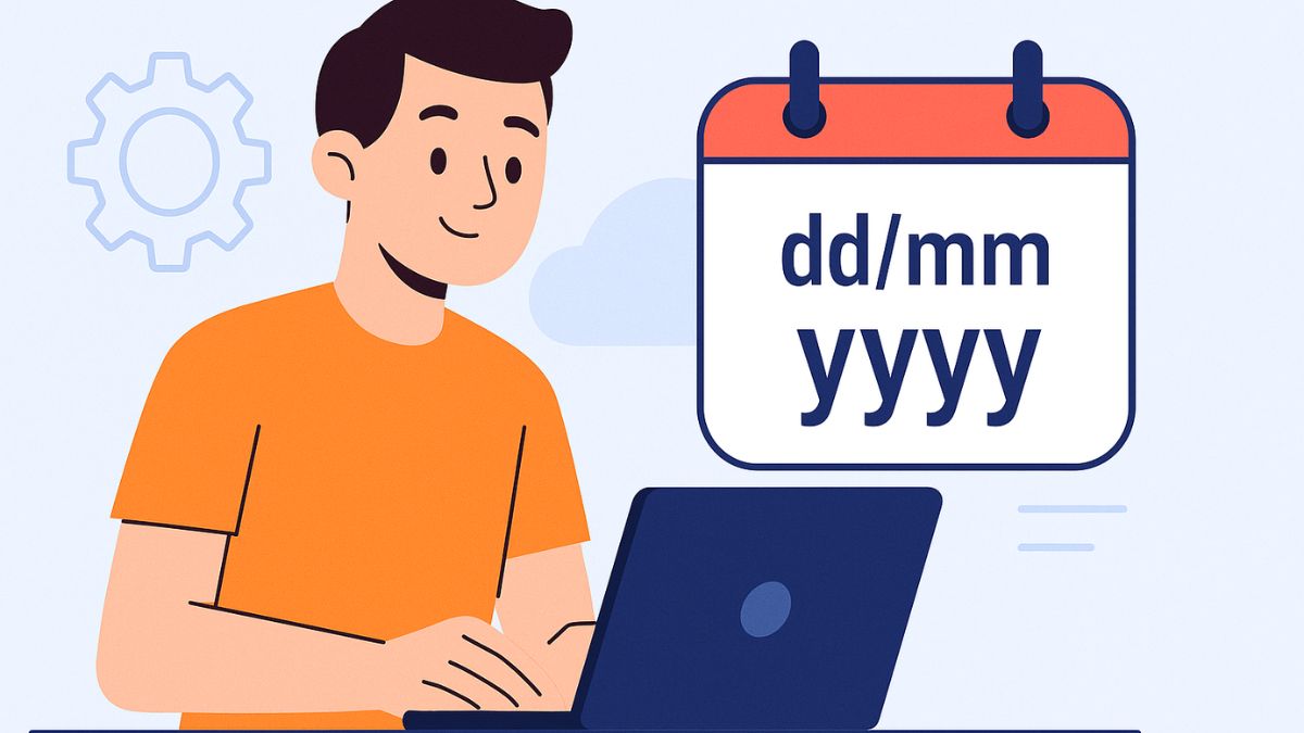 Sử dụng định dạng dd mm yyyy giúp hạn chế nhầm lẫn và thống nhất cách hiển thị khi làm việc