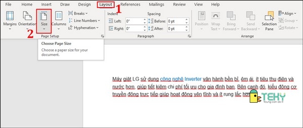 Định dạng các ký tự cho văn bản