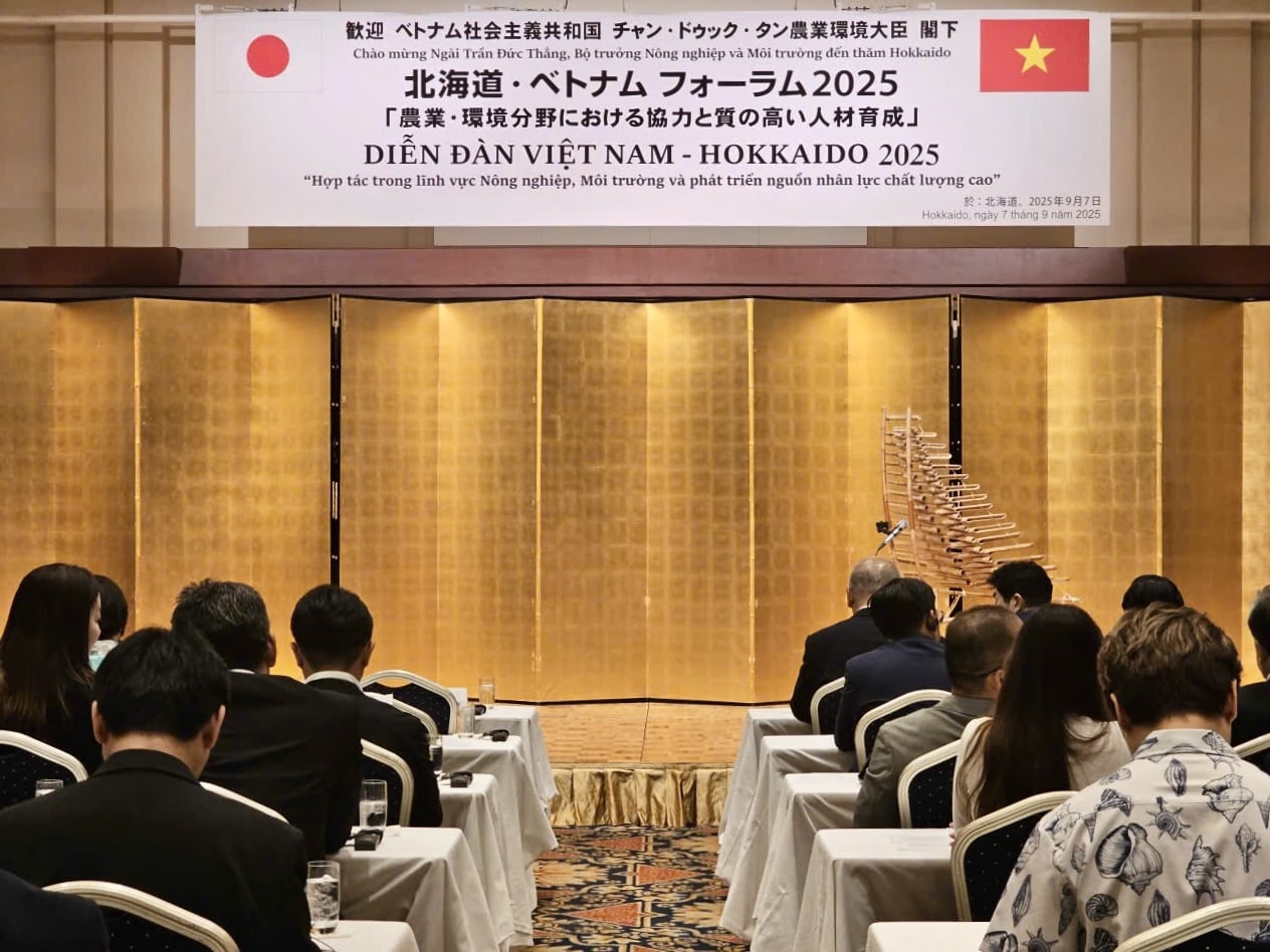 Toàn cảnh Diễn đàn Việt Nam - Hokkaido vào ngày 7/9. Ảnh: ICD.