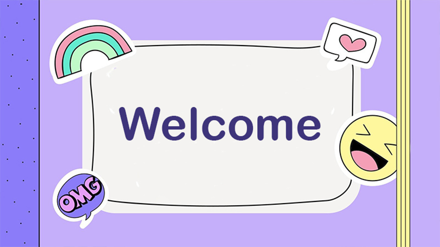 Hình nền chào mừng vui vẻ