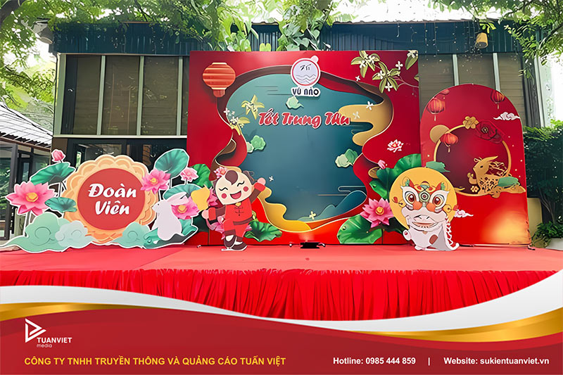 phông nền trung thu 2025