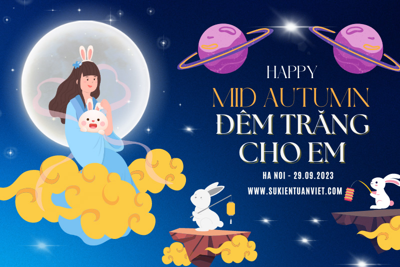 background trung thu