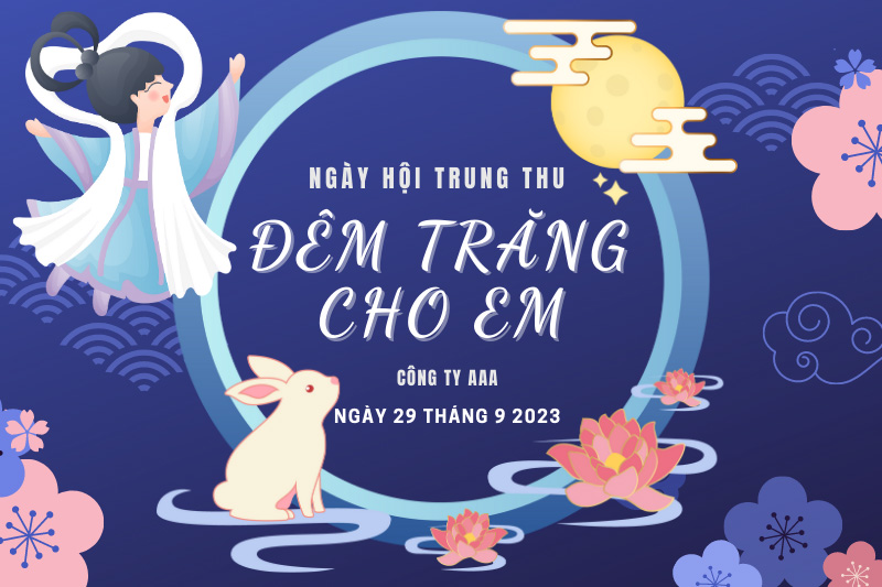 mẫu backdrop trung thu