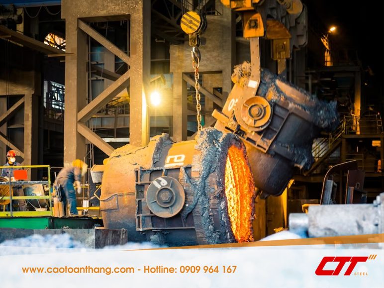 Tóm tắt quy trình sản xuất thép chi tiết và dễ hiểu