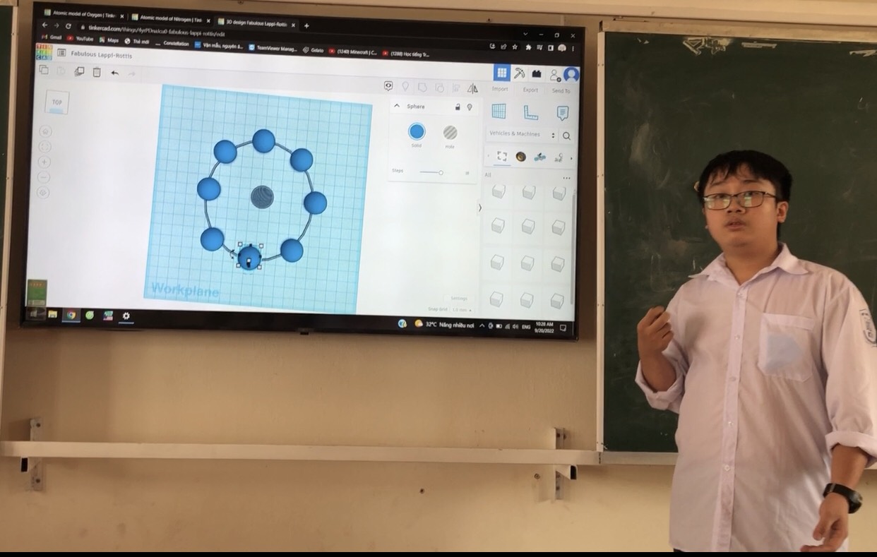 TỔ CHỨC DẠY HỌC STEM: CHỦ ĐỀ CẤU TẠO NGUYÊN TỬ
