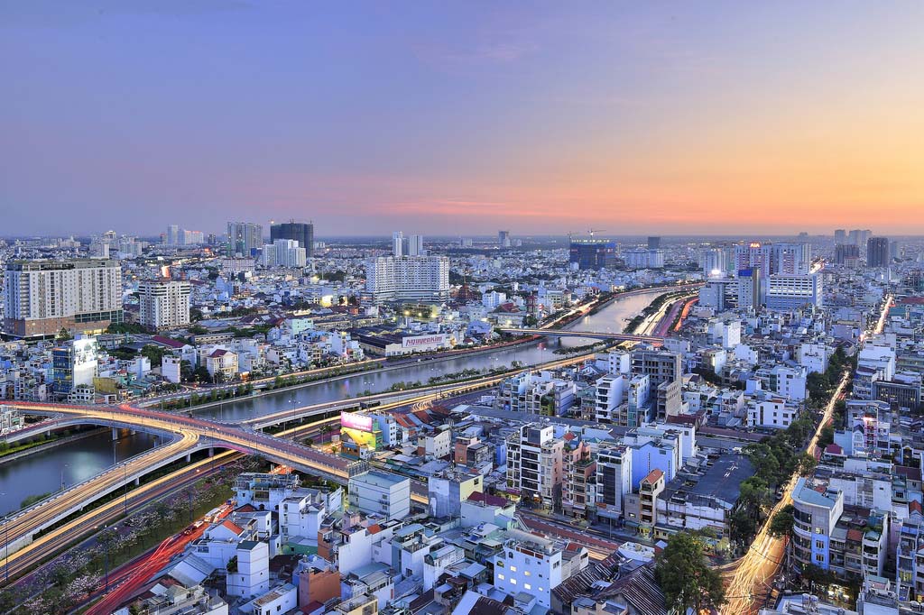 Cảnh đẹp thành phố hiện đại Việt Nam