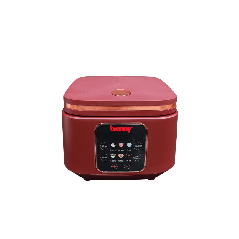 Nồi cơm 1,2l điện tử BENNY BR-12EL Đỏ Mận