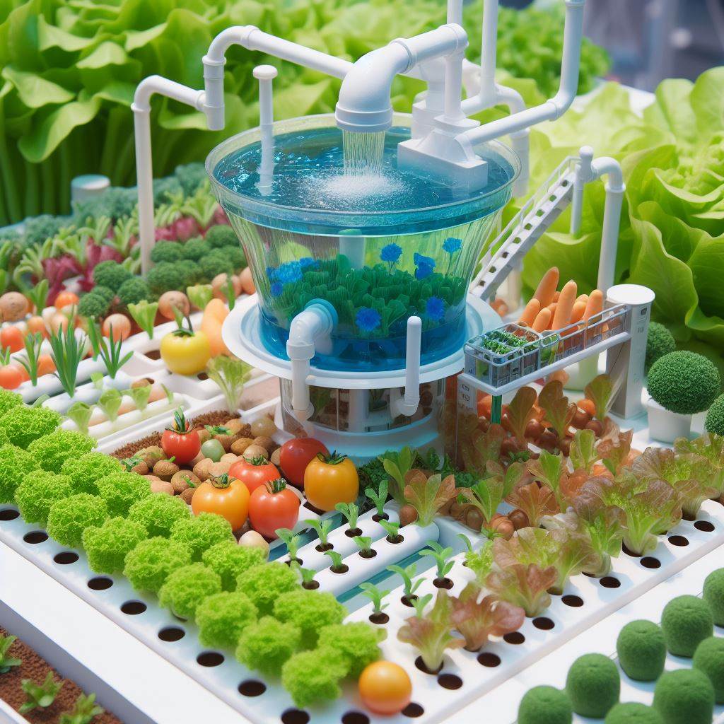 Tự tay trồng rau thủy canh ngay trong trang trại