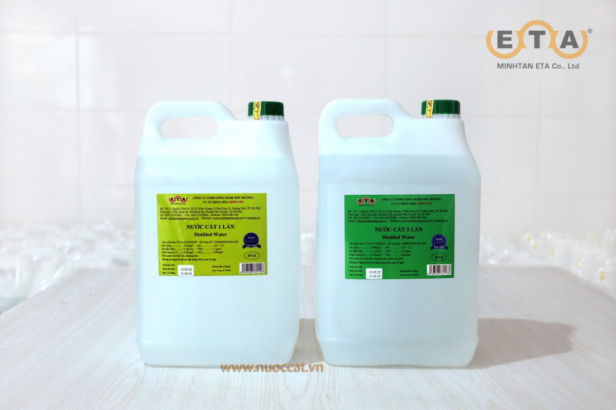 Nước cất có thành phần gì?