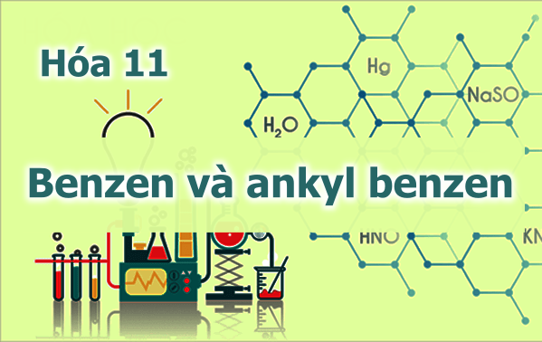 Các tính chất của benzen và ankyl benzen – Môn Hóa lớp 11