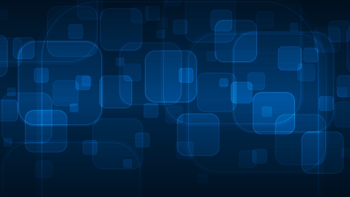 Background xanh đậm kết hợp với những ô vuông trắng nhạt