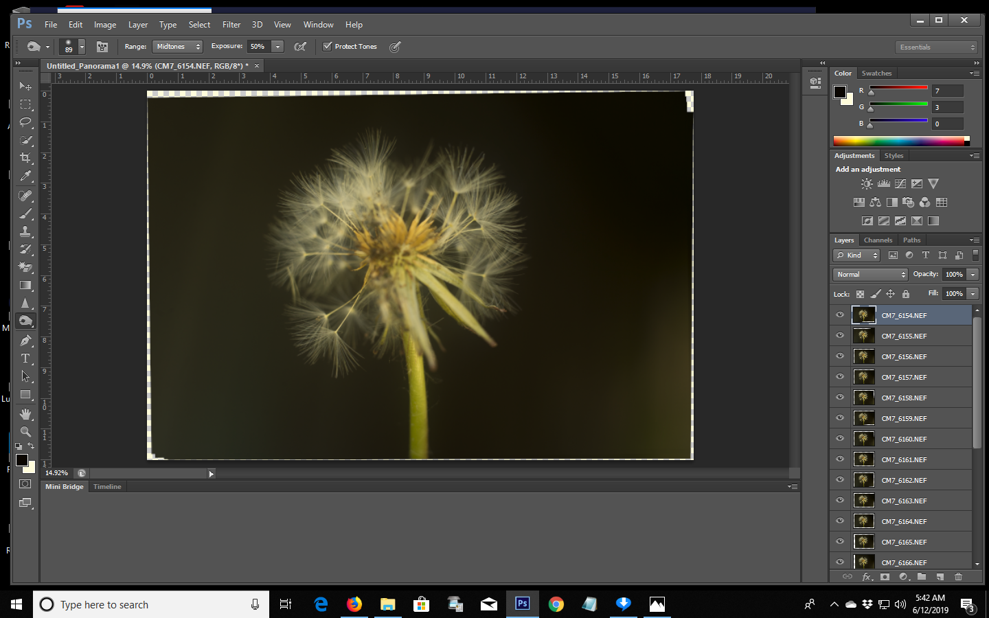 How to focus stack in Photoshop CS6 for tack-sharp images