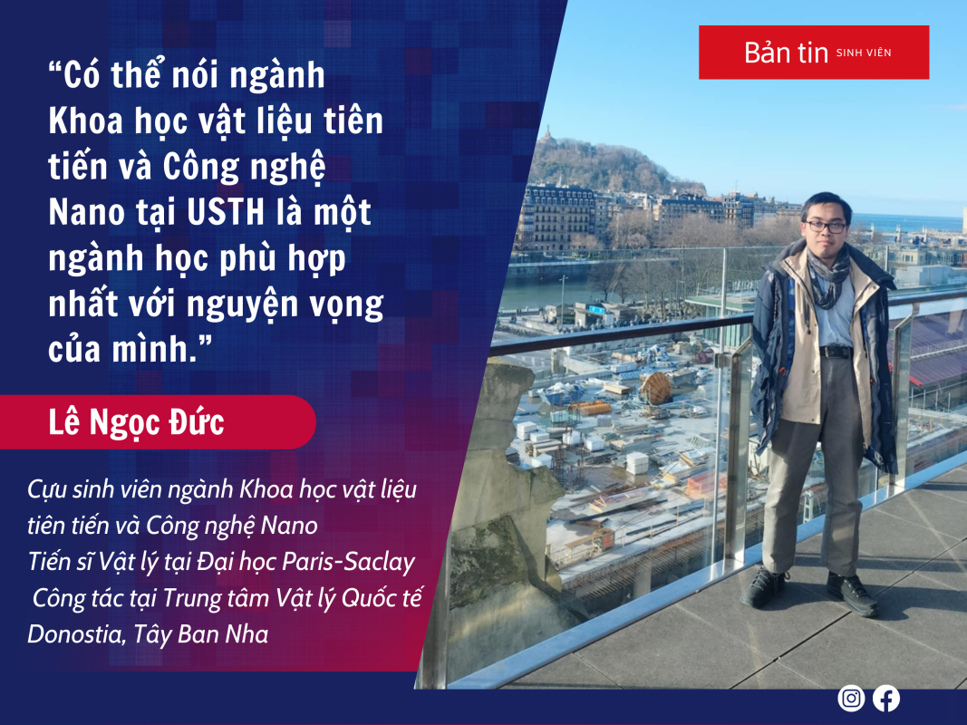 Từ FTU đến USTH: Bước ngoặt táo bạo của chàng trai đam mê Vật lý