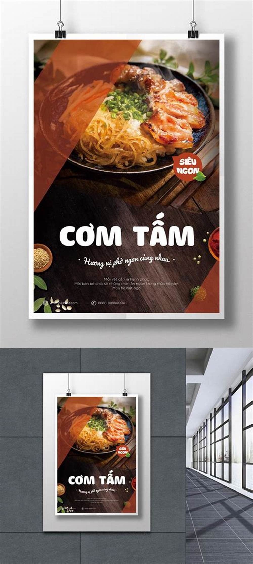 10+ Mẫu Poster Nhà Hàng Đẹp, Ấn Tượng Thu Hút Khách Hàng | In Đồng Lợi | 2