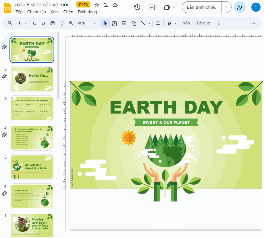 Chia sẻ 20+ mẫu PowerPoint chủ đề môi trường đẹp nhất