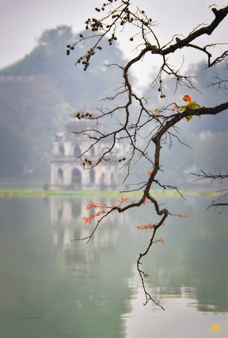 Phong Cảnh Hồ Gươm Buổi Sáng