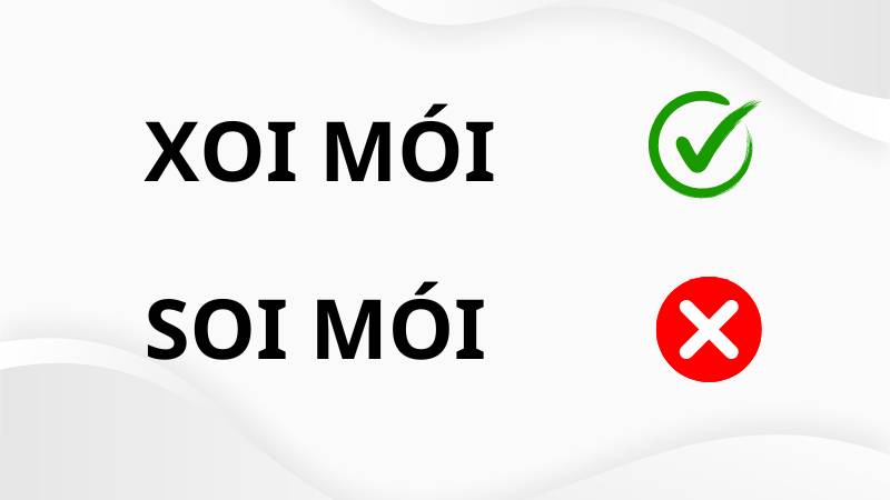 Soi mói hay xoi mói đúng chính tả?