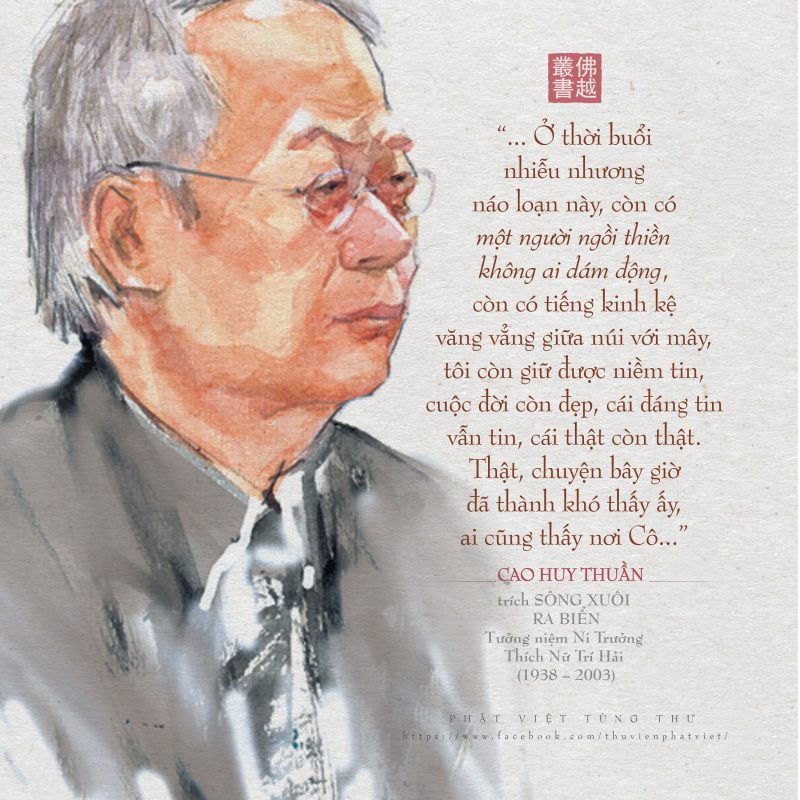 Cao Huy Thuần: Sông Xuôi Ra Biển