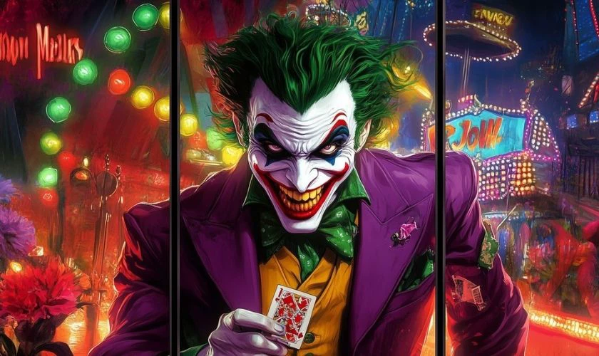 Hình nền Joker cười cho máy tính