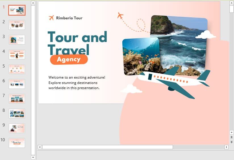 Mẫu Powerpoint giới thiệu địa điểm du lịch
