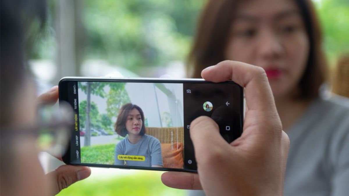 Tập trung vào vị trí chụp